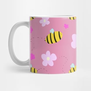 Bees and daisies Mug